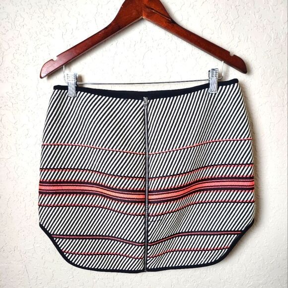 Rag & Bone Bess Striped Mini Skirt Size 10 - Picture 5 of 9